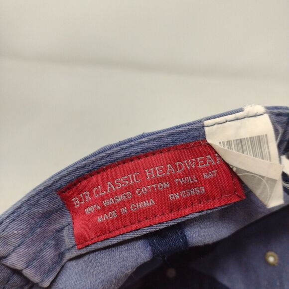 Orange Beach Alabama Mens Strapback Hat Blue Adjustable Embroidered Logo - Picture 11 of 11